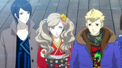 لقطة شاشة لطريقة لعب Persona 5 Royal