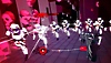 Pistol Whip – зняток екрану, на якому зображено групу ворогів, що мчать до екрану