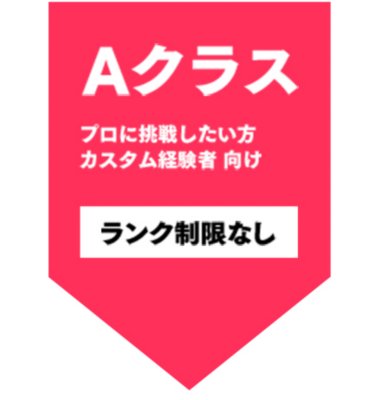 Aクラス プロに挑戦したい方カスタム経験者向け