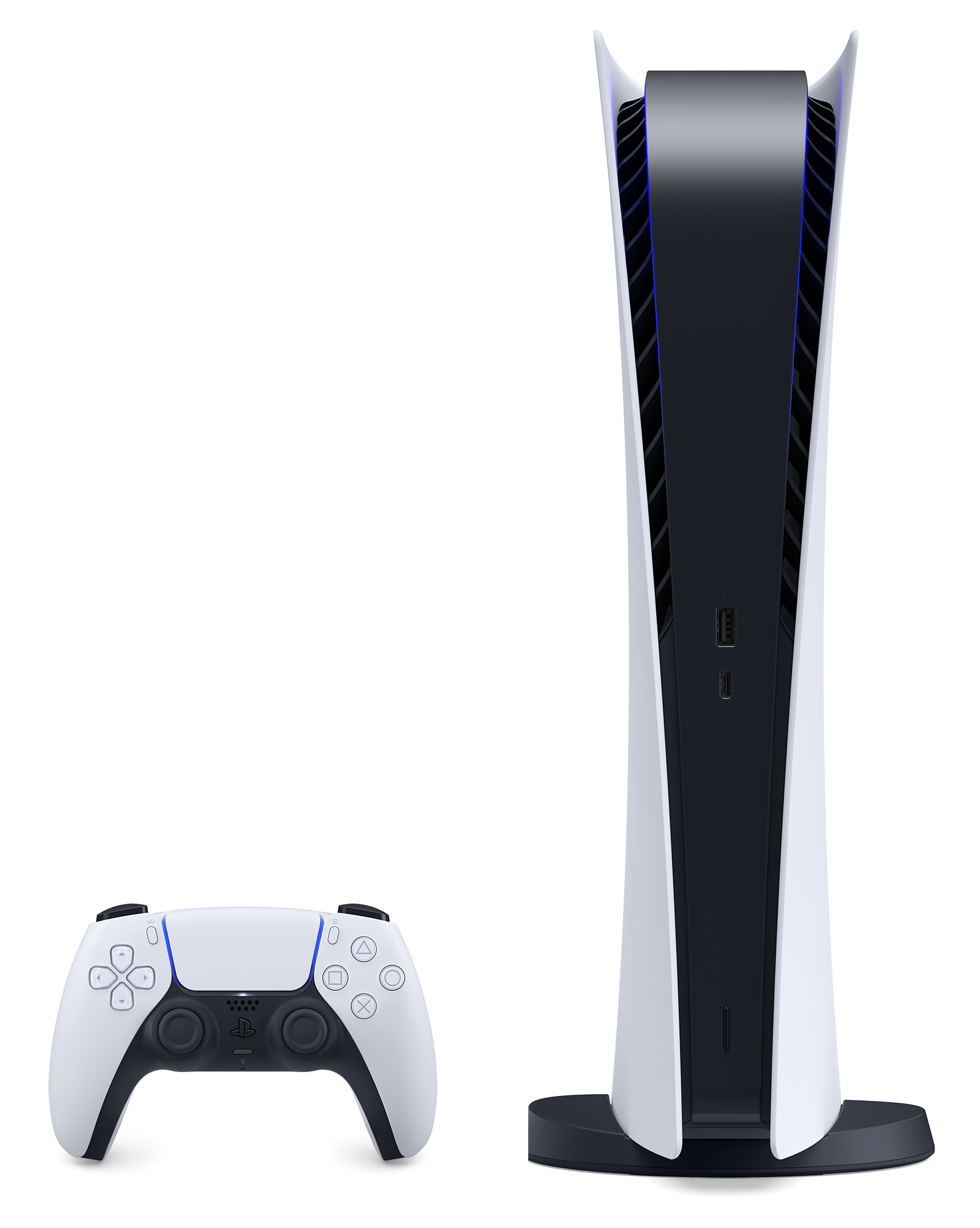 PlayStation 5-Konsole – Produktbild, hochkant