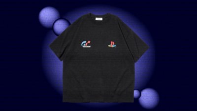 【限定展開】PlayStation BACK PRINT CREW NECK TEE / GRAN TURISMO Gallery Image 2