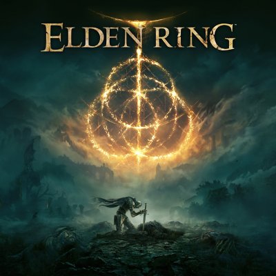 Elden Ring key art featuring a dishevelled knight on their knees against a dark backdrop.