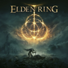 Elden Ring -pelin promokuva, jossa on kärsineen näköinen ritari polvillaan synkkää taustaa vasten.