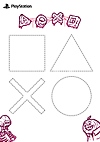 Шаблон с PlayStation-тематика за изрязване на тикви