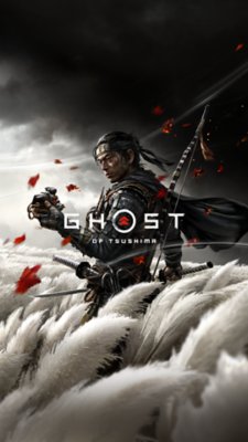 ghost of tsushima wallpaper - keyart mobile wallpaper