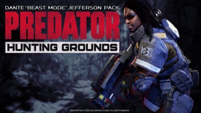 حزمة المحتوى القابل للتنزيل لشخصية Dante Jefferson الشهير بـ "Beast Mode" في لعبة Predator: Hunting Grounds