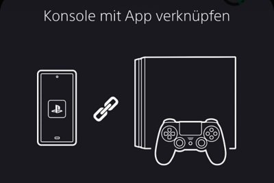 Konsole mit der PS App verknüpfen