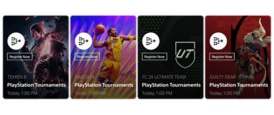 Tournament cards