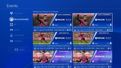 PS4 Tournaments – Hub-Screenshot