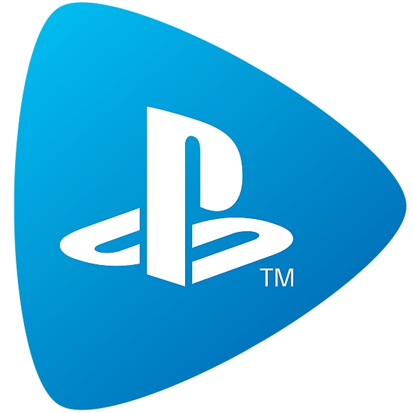 Logotipo azul de PlayStation Now
