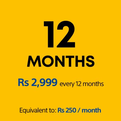 12 months PS Plus subscription