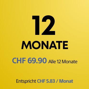 12-monatiges PS Plus-Abonnement