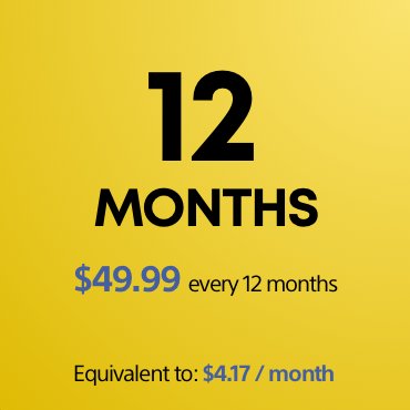 12 months PS Plus subscription