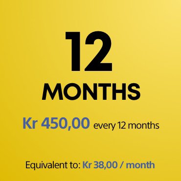 12 months PS Plus subscription