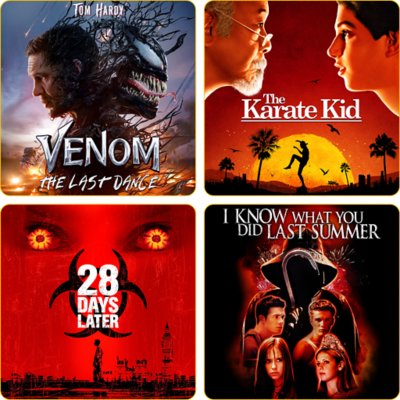 Interfaccia di Sony Pictures Core che mostra una selezione di film