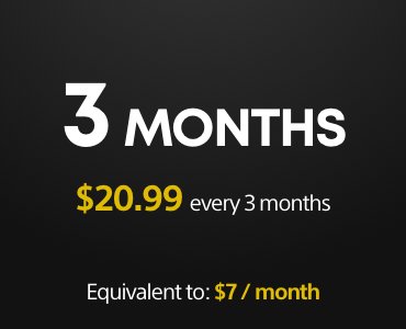 3 months PS Plus subscription