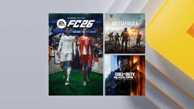 صورة فنية لعطلة نهاية الأسبوع للاعبين المتعددين عبر الإنترنت تعرض مجموعة من الألعاب متعددة اللاعبين المتاحة عبر الخدمة.