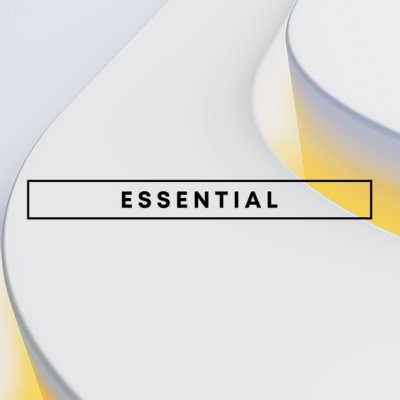 Logótipo do PS Plus Essential num fundo branco