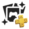 Logo for PS Plus-eksklusivt innhold