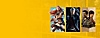 Image de marque PlayStation Plus avec des illustrations clés d'Horizon Forbidden West, Devil May Cry 5 et Uncharted: Legacy of Thieves Collection
