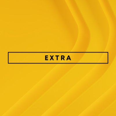 PS Plus Extra – logo na žlutém pozadí