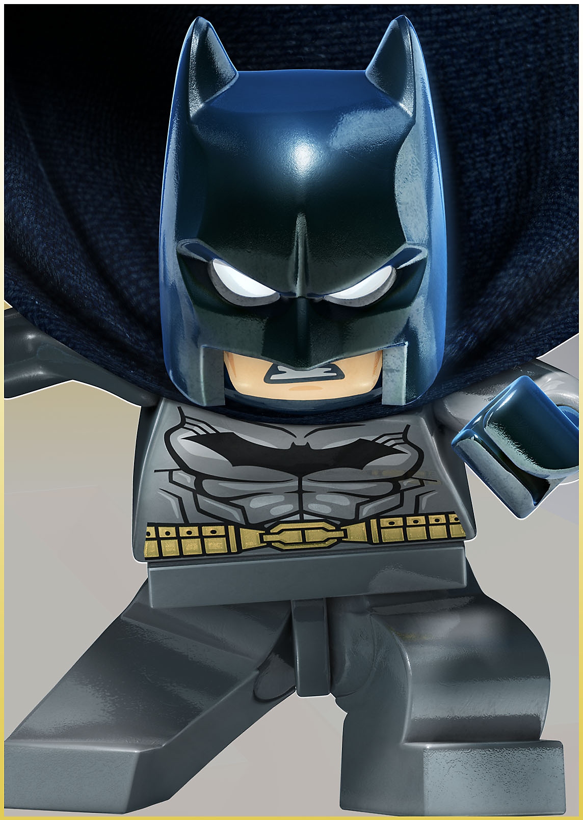 Lego Batman swooping down