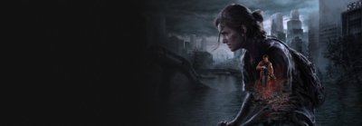 الصورة الفنية الأساسية للعبة last of us remastered تعرض الشخصية الرئيسية في سمة العالم المظلم