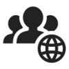 Logo multijoueur en ligne PS Plus