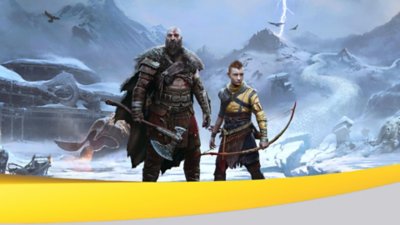 Toegang tot honderden games - achtergrondafbeelding van God of War Ragnarök