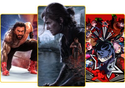 Imagen principal de la página de novedades de PlayStation Plus que muestra el arte promocional de The Last of Us Parte II y otros juegos ofrecidos en el servicio