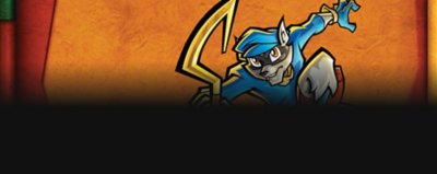 Sly 2: Band of Thieves key art of a character posing while jumping.