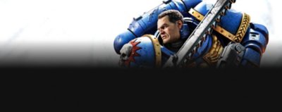 Warhammer 40,000: Space Marine 2 key art showing a character wearing armor bracing to fight.