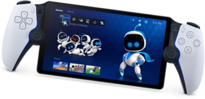 PlayStation Portal remote player showing astrobot on screen