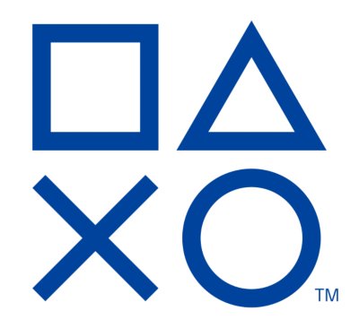 kék PlayStation-formák