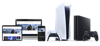 Imagem da variedade de dispositivos da PS Store