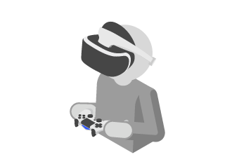 PS VR och sikteshandkontroller