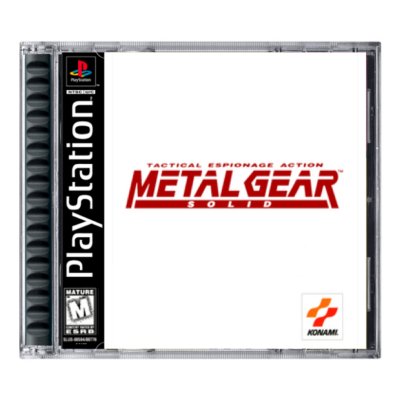 Portada de Metal Gear Solid (PS1)