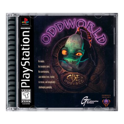 Oddworld PS1 box art