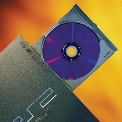 DVD tray opening from a PS2 console