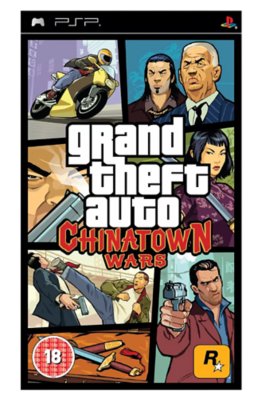 Grand Theft Auto: Chinatown Wars box art for PSP