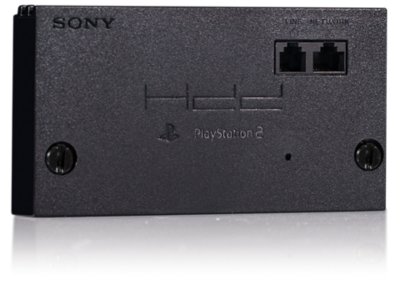 PS2 Network Adapter showing LAN cable ports
