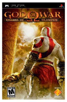 God of War: Chains of Olympus box art for PSP