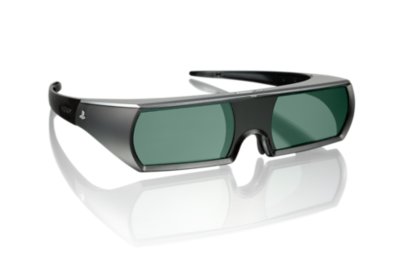 a pair of stereoscopic 3D glasses