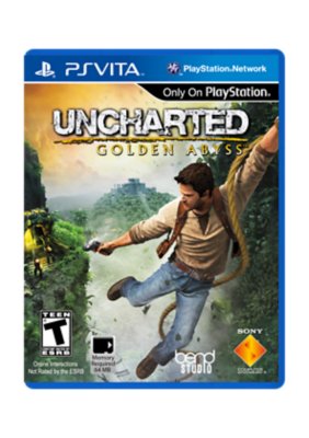 Uncharted: Golden Abyss box art for PS Vita