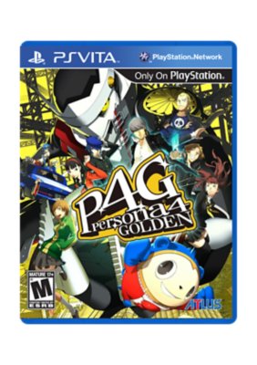 Persona 4: Golden box art for PS Vita