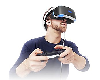 PlayStation Camera – grafika przedstawiająca PlayStation VR i kontroler DualShock 4