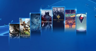 A selection of games released on PS4