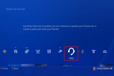 Creating And Joining A Party On Playstation 4