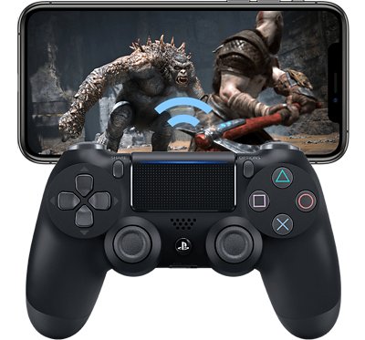 DS4 and smartphone