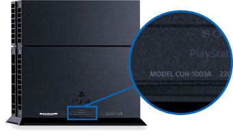 PS4: Modellnummer für CUH-10xx, CUH-11xx, CUH12xx